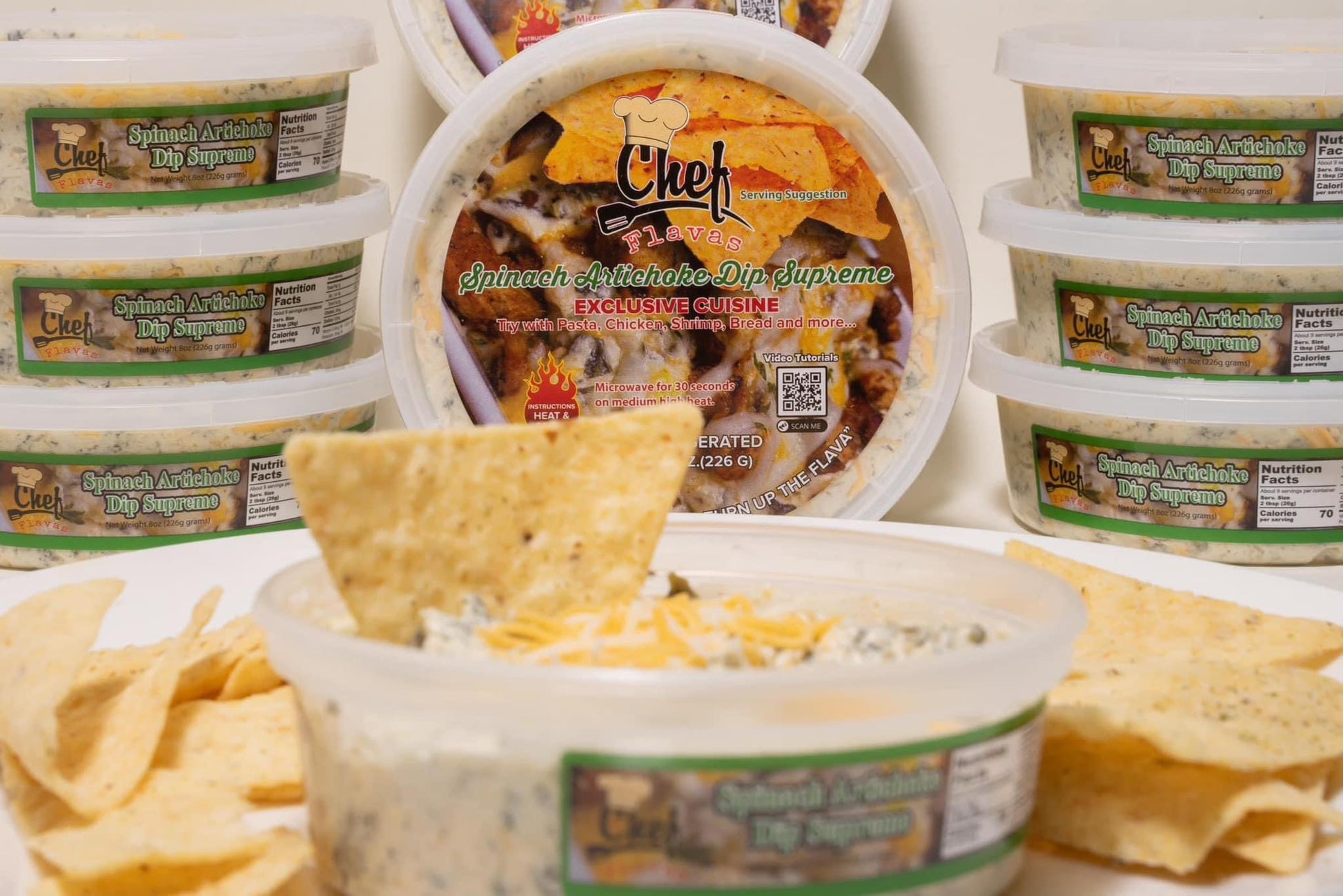 Chef Flavas Spinach Artichoke Dip