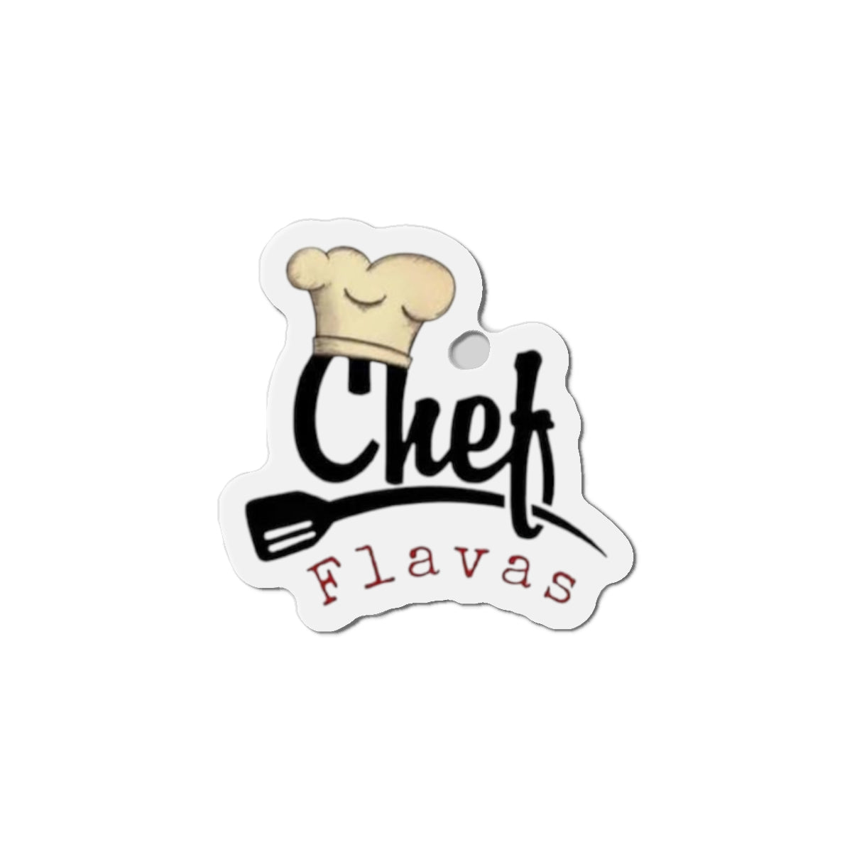 Die-Cut Magnet — 'Chef Flavas' Kitchen Chef Hat Design